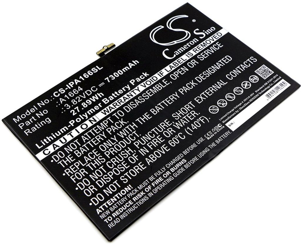 Batteri till batteri till Apple iPad 6.3 etc