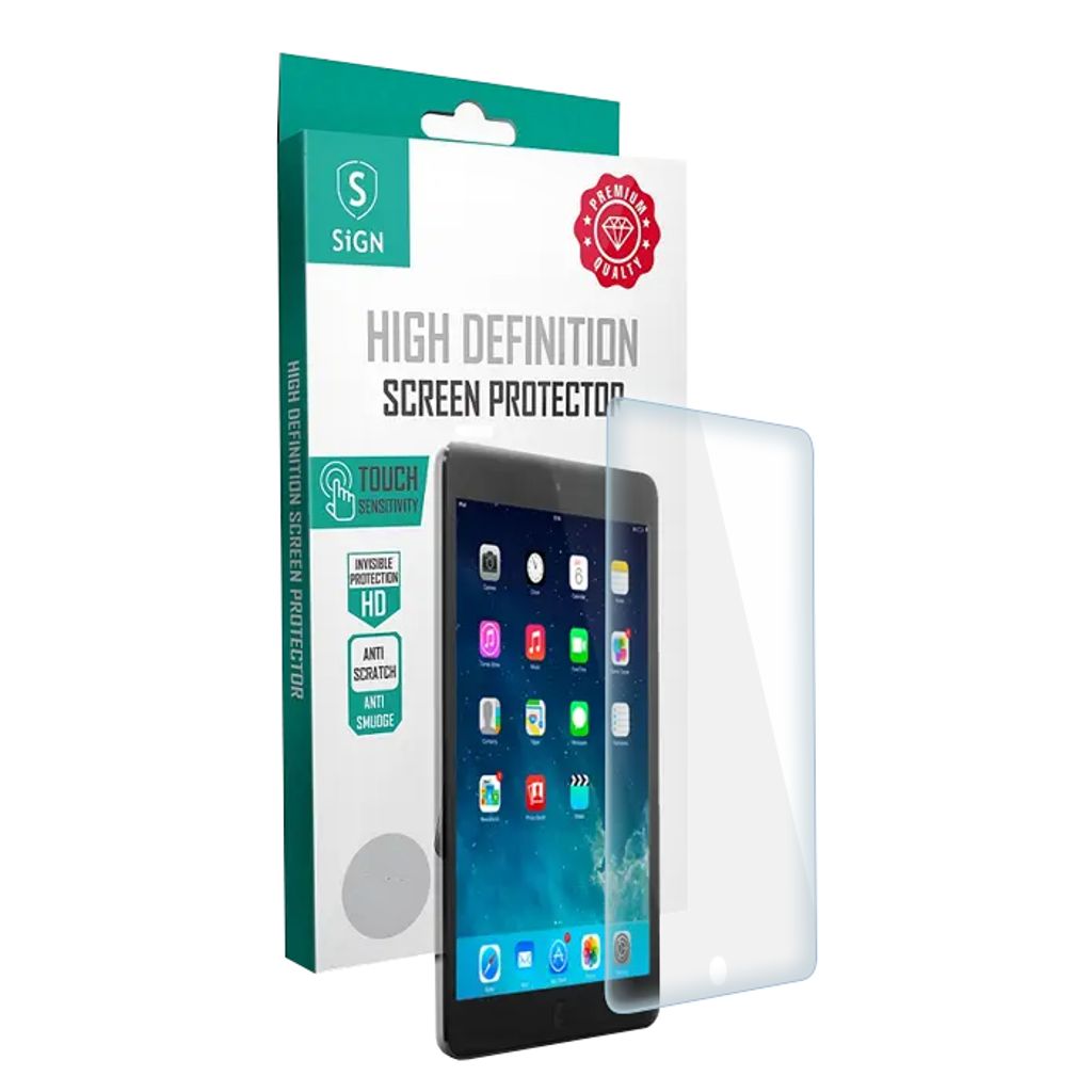 SiGN Tempered Glass Screen Protector for iPad Air 1st/2nd Gen, iPad/iPad Pro 9.7"