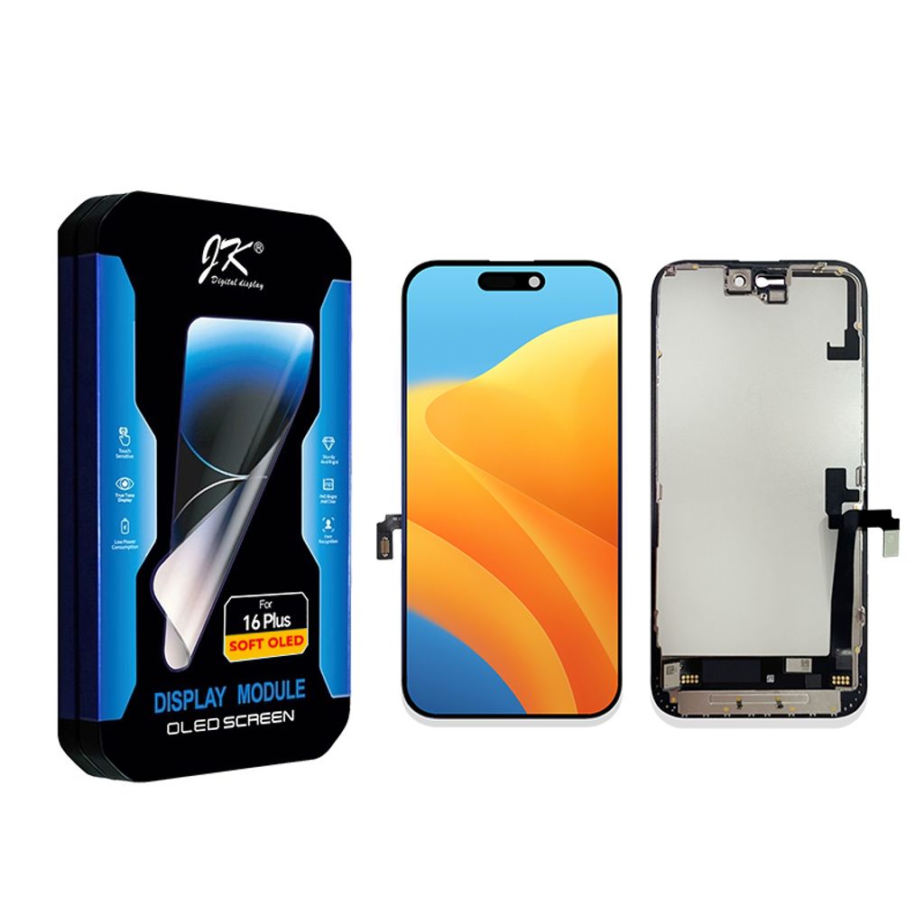 IPhone 16 Plus Soft OLED skärm – JK Premium