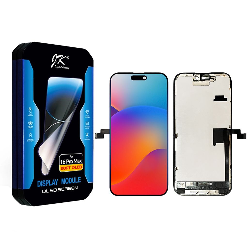 IPhone 16 Pro Max 120HZ Soft OLED skärm – JK Premium
