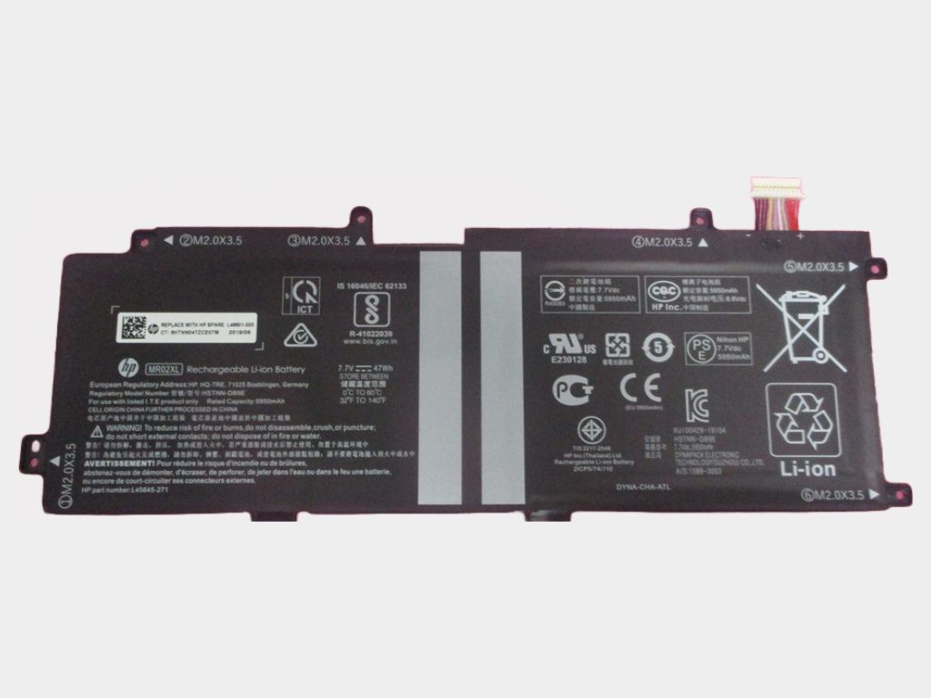 HP 2C Laptop Battery, 47Wh, 6.15Ah, Li-ion, MR02047XL-PL, MR02XL