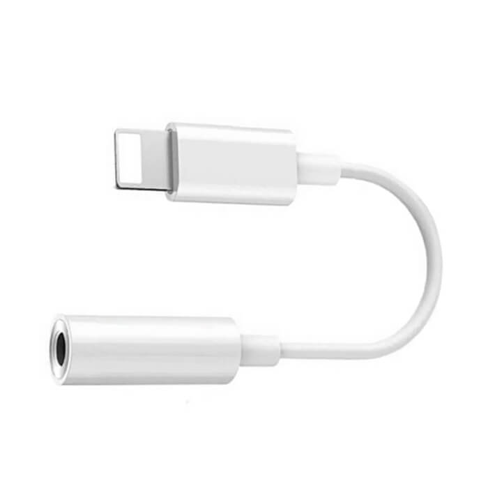 Headset adapter till iPhone, 1x3.5mm jack – 1x Lightning