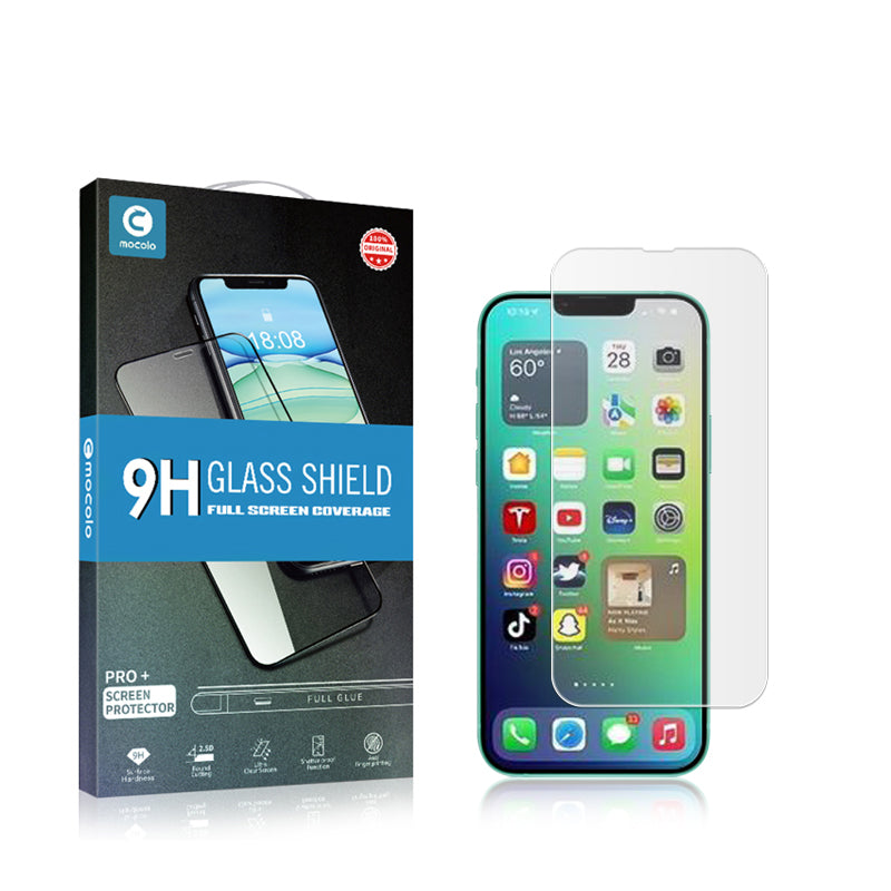 MOCOLO 2.5D skärmskydd härdat glas for iPhone 14 – transparent