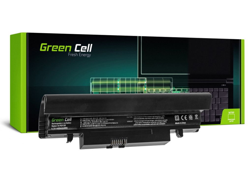 Grön Cell batteri AA-PB2VC6B till Samsung