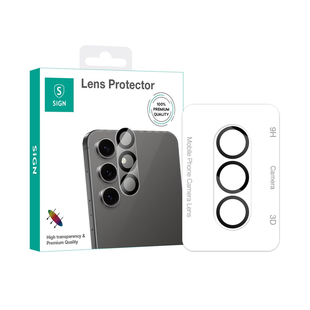 Sign Samsung Galaxy S26 Plus härdat glas Lens Protector