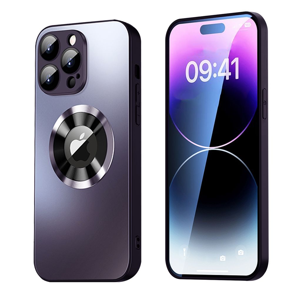 SiGN magnetiskt skal iPhone 15 Pro Max with lens protection and logo view – svart