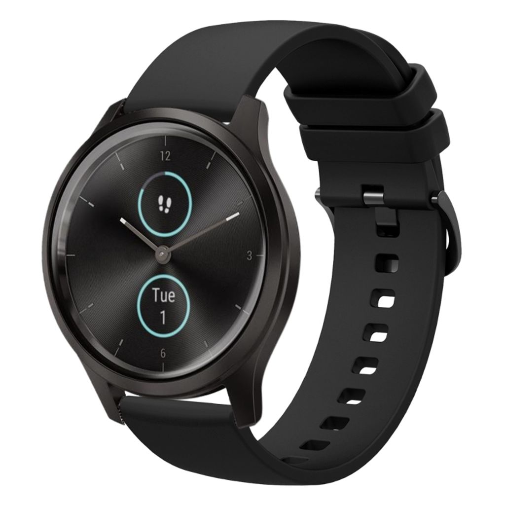 Garmin VivoMove Style Silicone Watch Band - Black