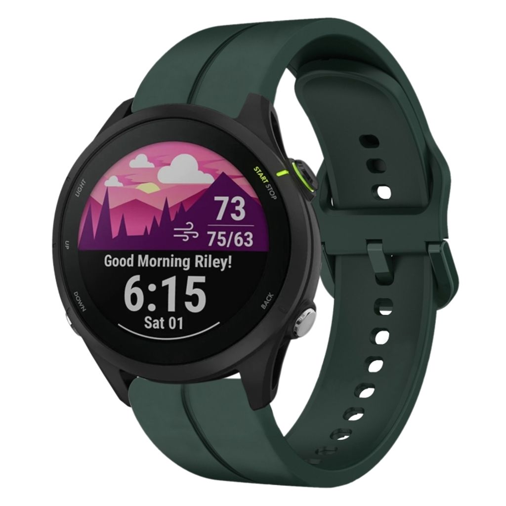 Garmin Forerunner 255 Silicone Watch Band - Green