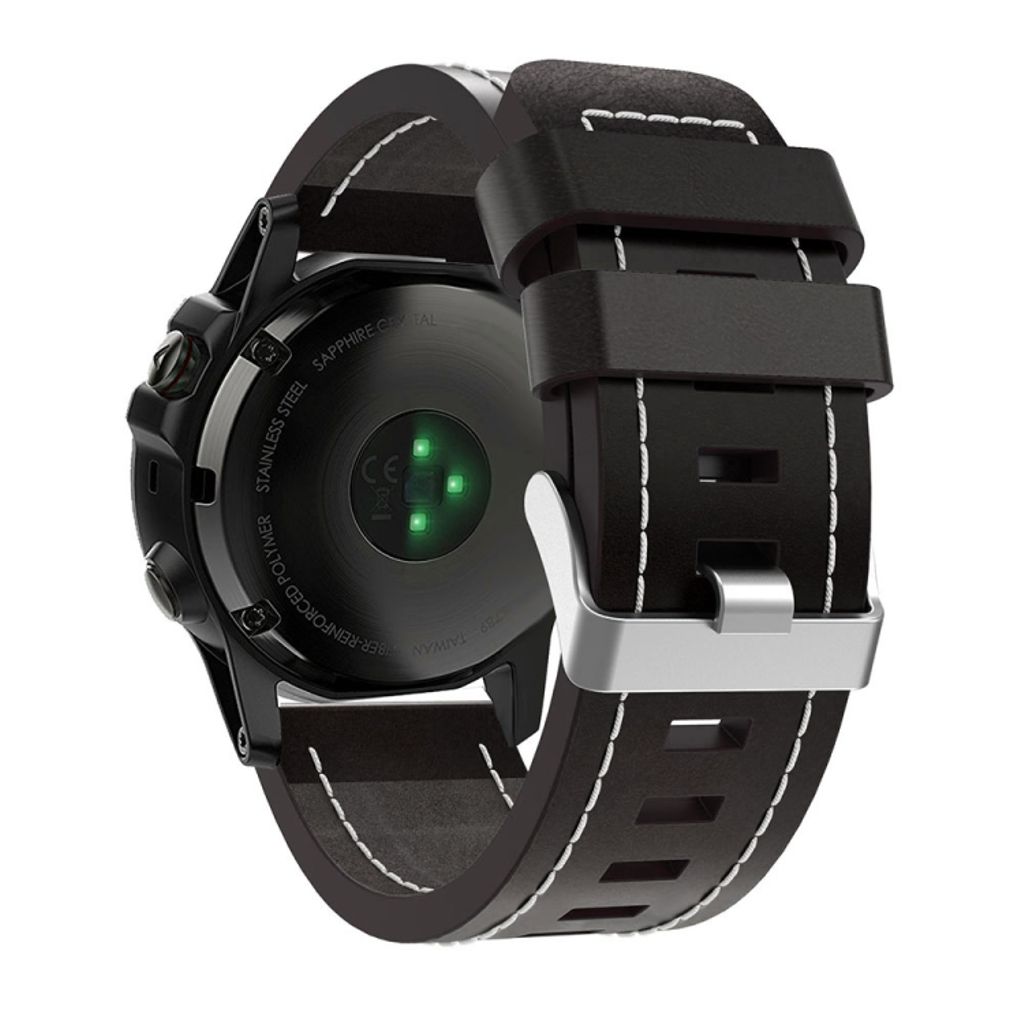 Garmin Fenix 5X Plus PU-leather Watch Band - Black