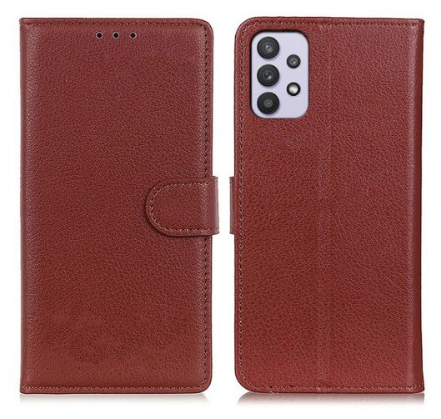 Wallet Case with Flip Stand Samsung A33 5G - Brown