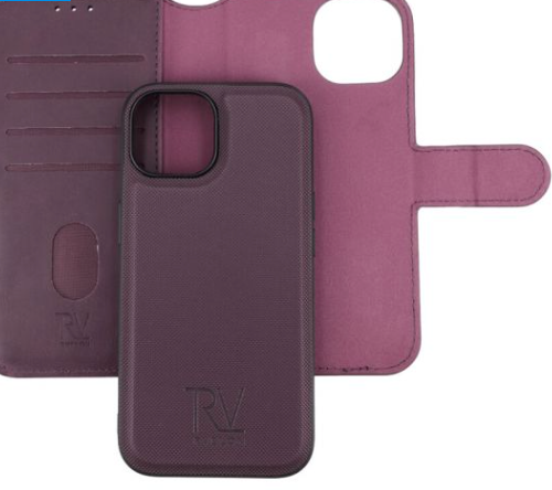 iPhone 15 Plånboksfodral - Lila