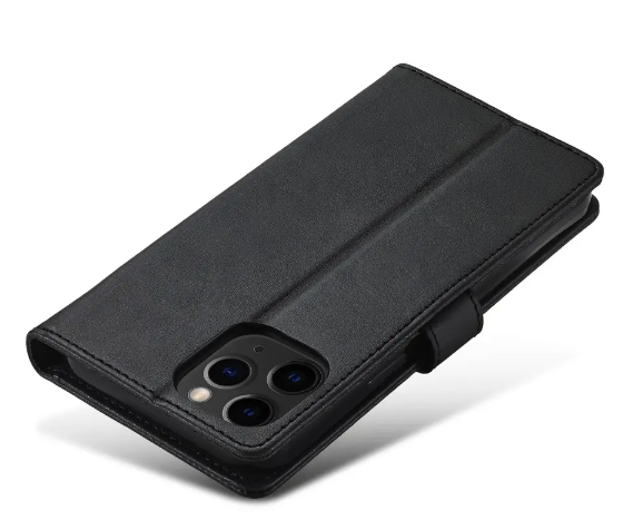 LC.IMEEKE Wallet Cover for iPhone 12 Mini - Black