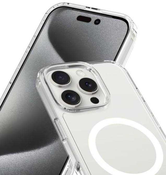iPhone 16 Pro Mobilskal MagSafe Rvelon - Transparent