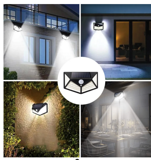 Sunari FLS-65 LED Solarlampa med Sensor | 6W, IP65, 6000K