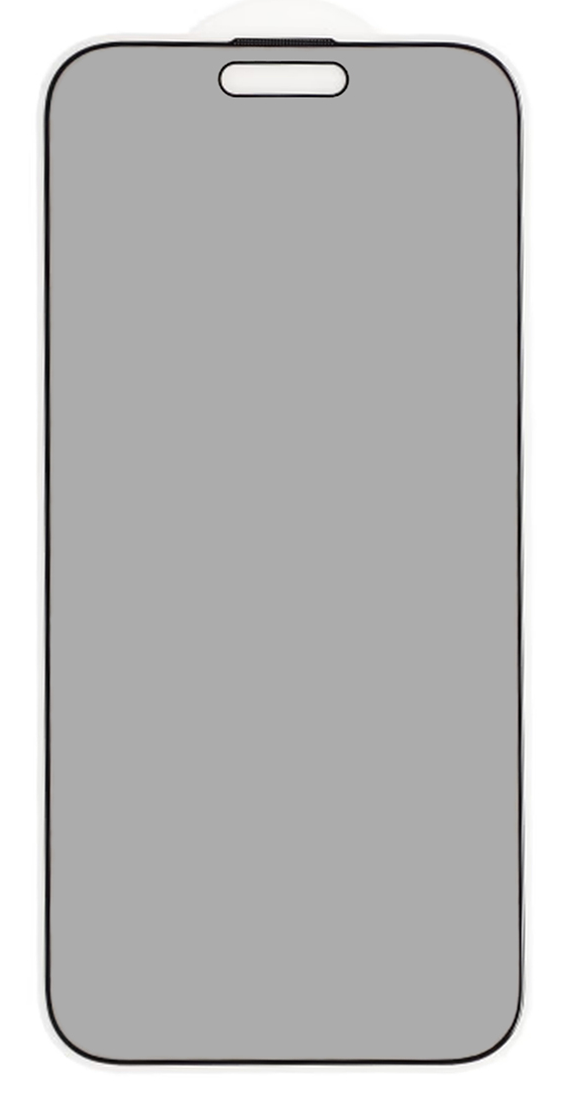 Skärmskydd iPhone 16 Pro Max Privacy Härdat Glas - Svart (miljö)