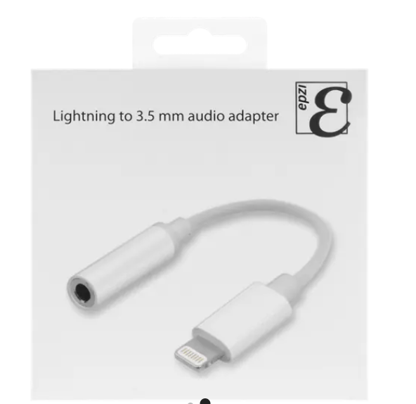 Adapter Lightning till 3,5mm AUX-kabel