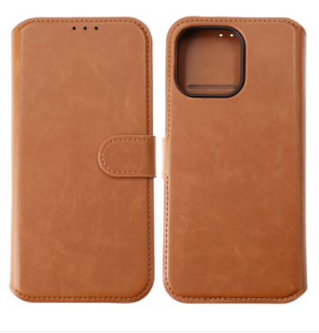 iPhone 15 Pro Max Plånboksfodral Magnet Rvelon - Brun