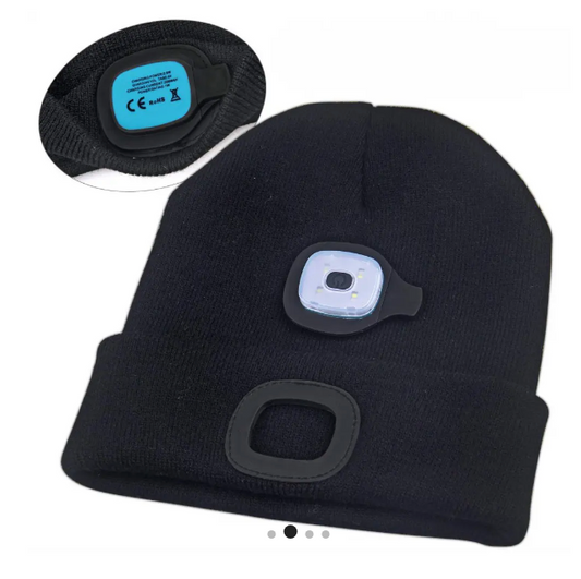 Snygg mössa med lampa