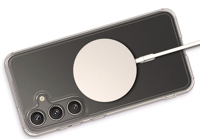 Rvelon Magsafe-skal för Samsung Galaxy S25 - Transparent