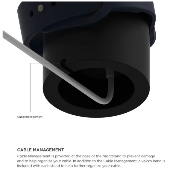 Bordsställ för Apple watch - Svart