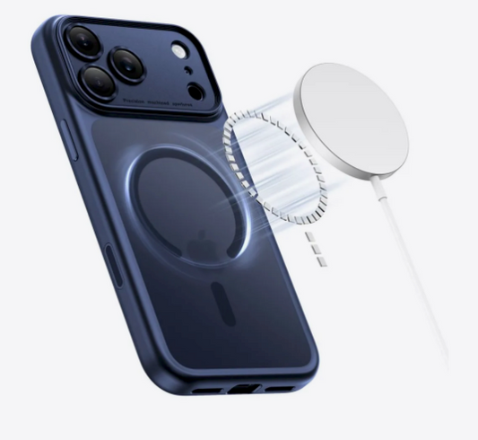 Tech-Protect Magpeak Magsafe Skal Iphone 17 Pro - Mörkblå