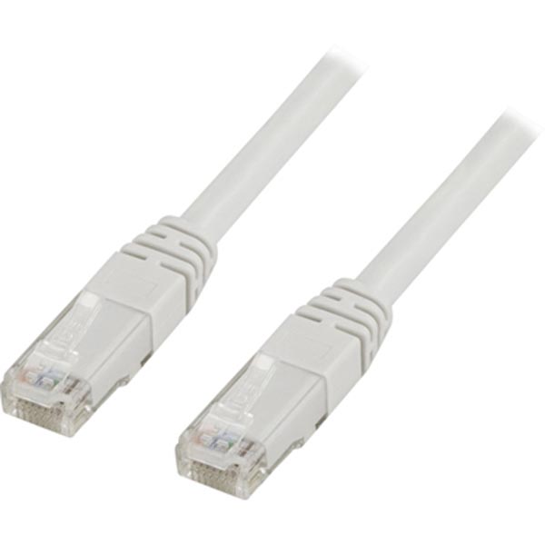 DELTACO Cat6DELTACO U/UTP Cat6 RJ45 network cable, 1.5m - White network cable, 1.5m - White