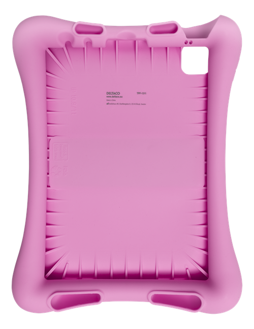 Deltaco silikon fodral för iPad Air 10.9"/Pro 11" - rosa