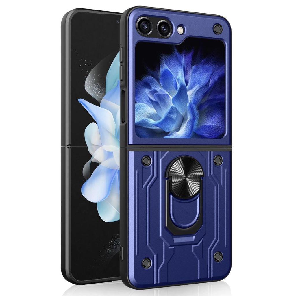 Samsung Galaxy Flip6 / Flip 7 FE Case with kickstand - Blue