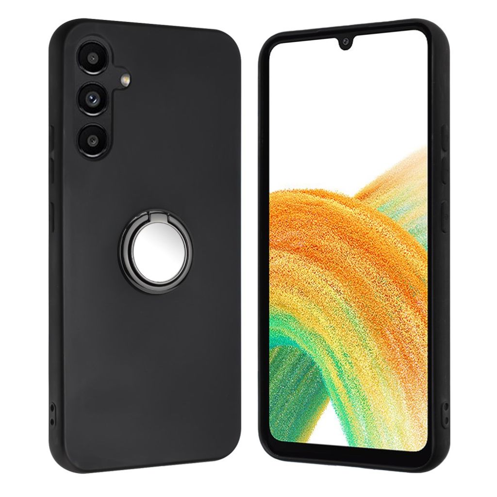 Samsung Galaxy A57 5G Ring Stand Case - Black
