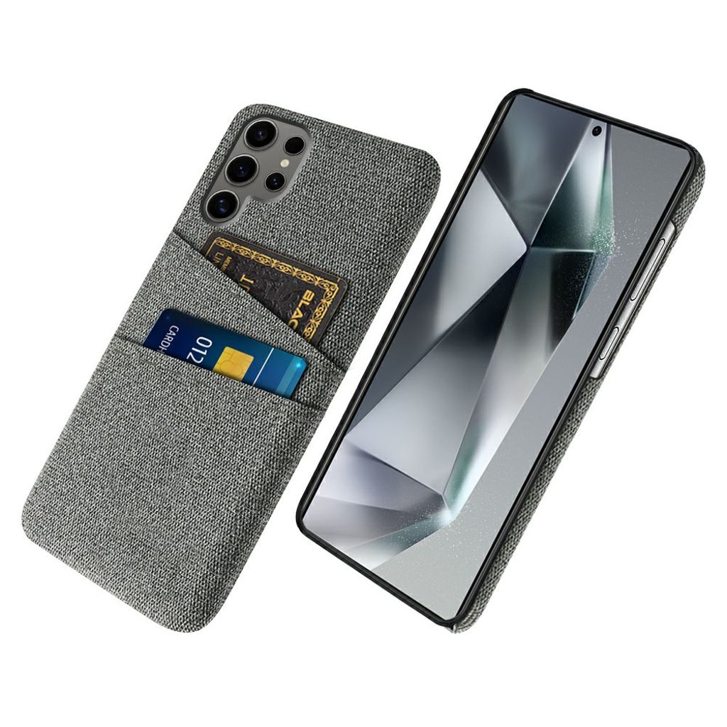 Samsung Galaxy S25 Ultra skal with kortfack – grå