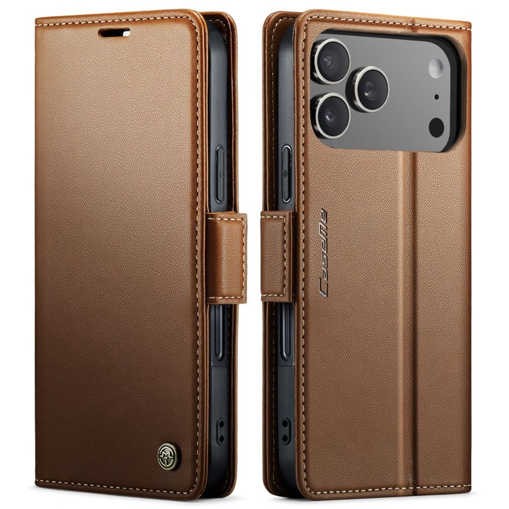 CASEME iPhone 17 Pro Cover with Card Slots - Brown