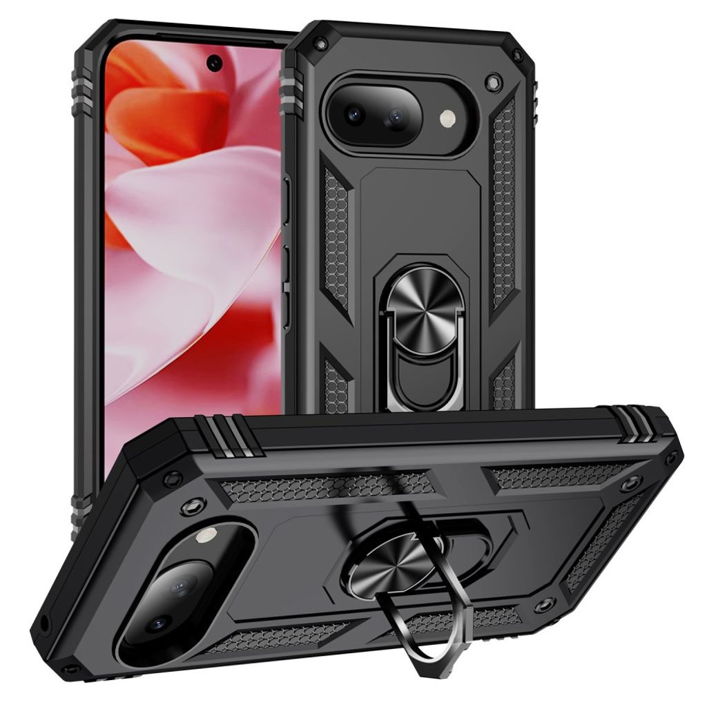 Google Pixel 9a Case with Stand - Black