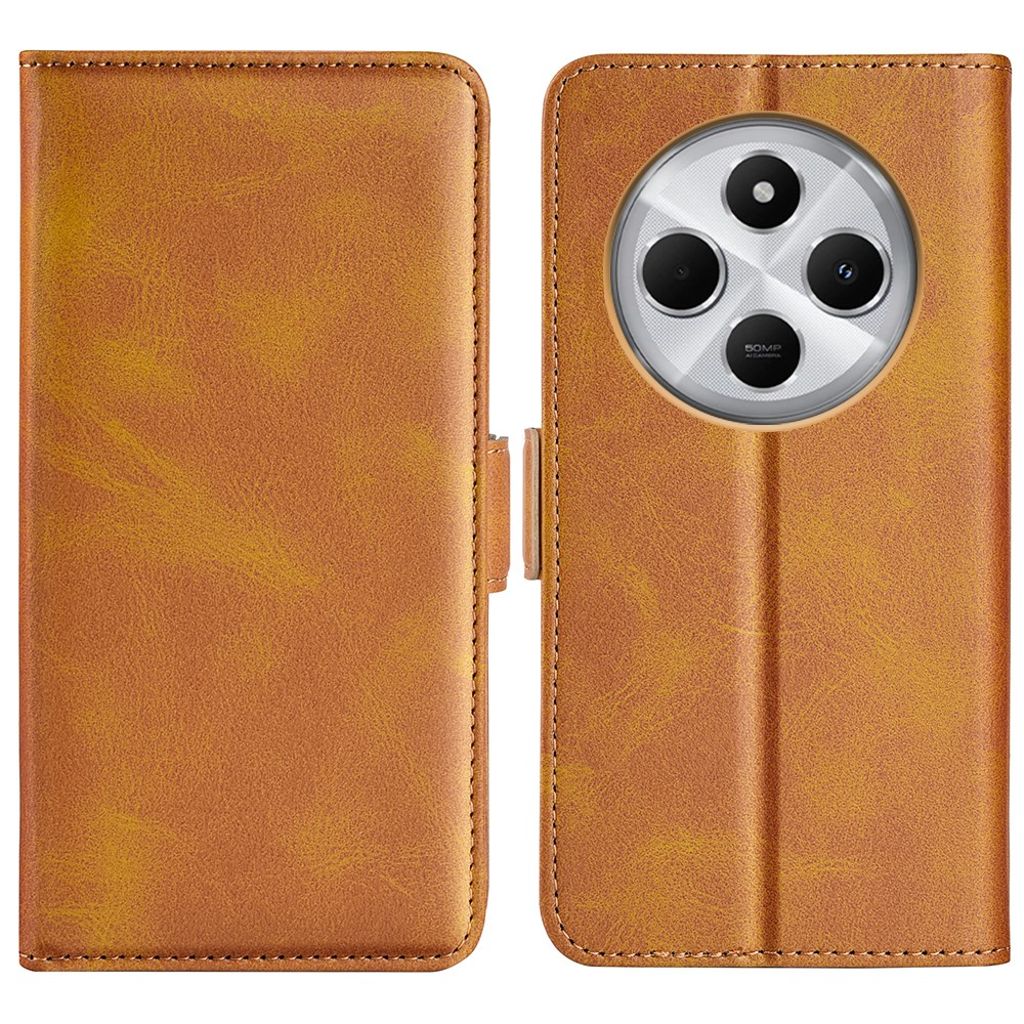 Xiaomi Redmi 14C / 14R / POCO C75 plånboksfodral – gul