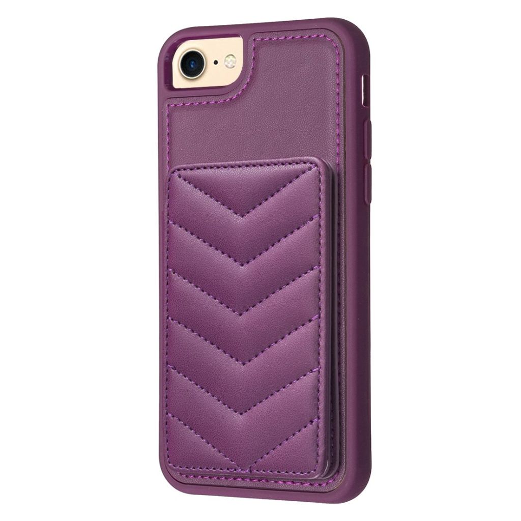 iPhone 6/6s/7/8/SE 2020/2022 Case with Stand - Dark Purple