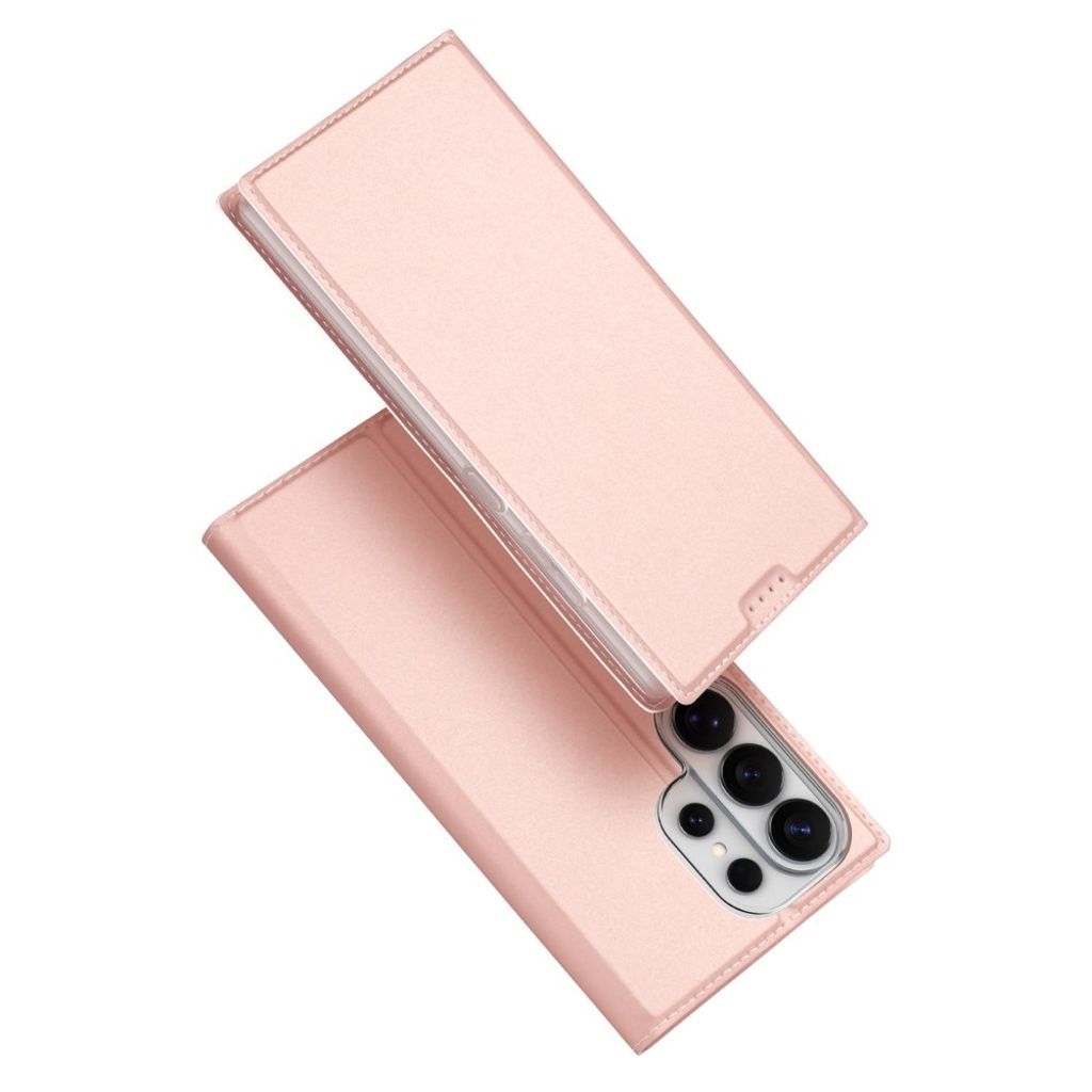 DUX DUCIS Samsung Galaxy S26 Ultra plånboksfodral stativ/Card Holder – rosa
