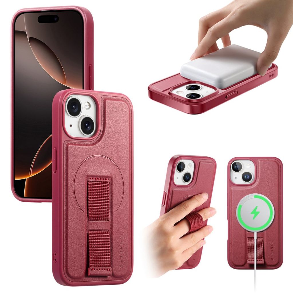 CASENEO iPhone 15 Plus/14 Plus MagSafe Case - Red