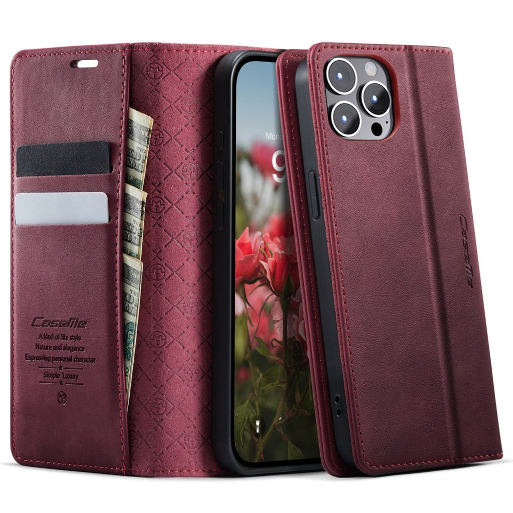 CASEME iPhone 12 Pro Max Cover with Stand - Red