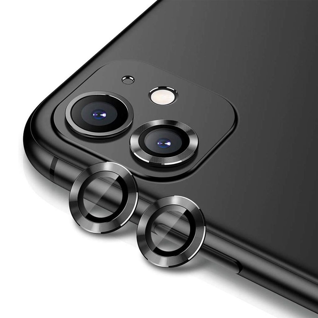 ENKAY iPhone 11 Camera Lens Ring Protector 2-Pack – Black