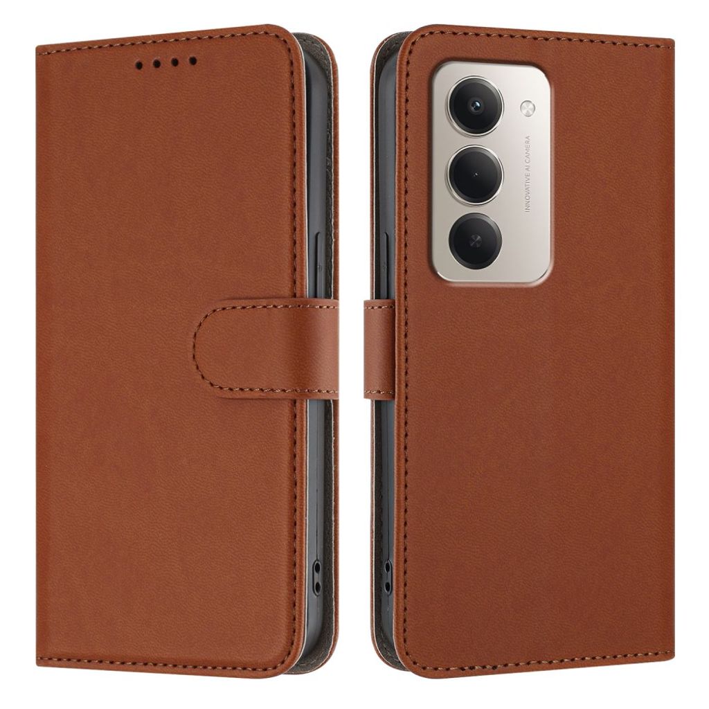 Xiaomi Redmi 15 5G plånboksfodral – brun