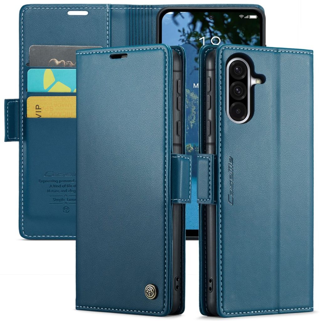 CASEME Samsung Galaxy A56 5G fodral with RFID Blocking – blå