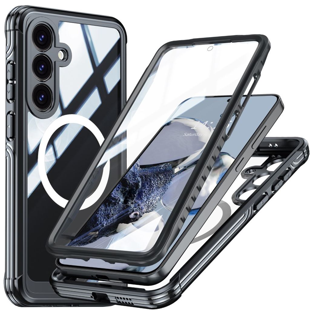 Samsung Galaxy S25 FE Case + Screen Protector - Black