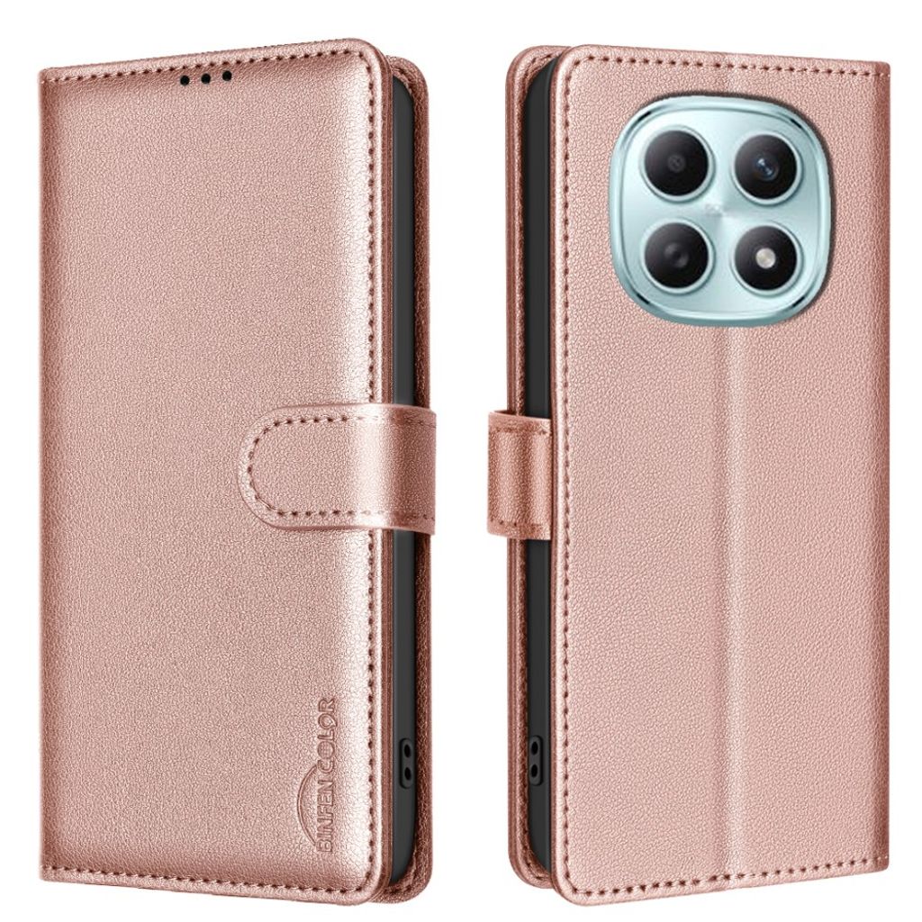 BINFEN COLOR Xiaomi Redmi Note 15 plånboksfodral RFID Blocking – roséguld