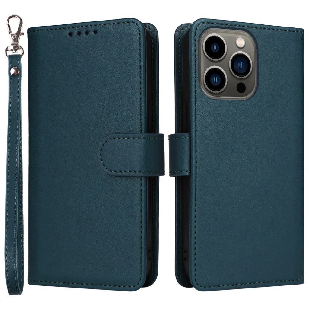 BETOPNICE iPhone 13 Pro Max plånboksfodral Detachable PU Leather - blå