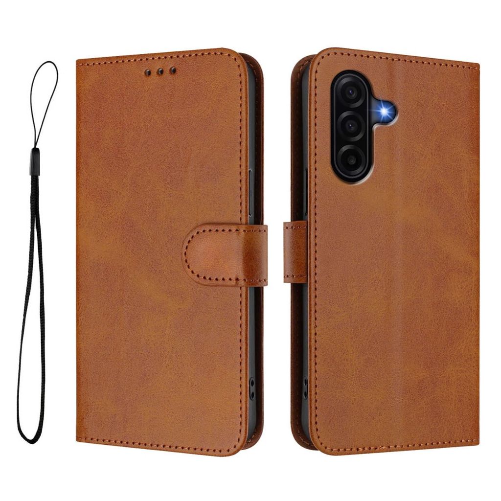 Samsung Galaxy A37 5G plånboksfodral RFID Blocking – brun