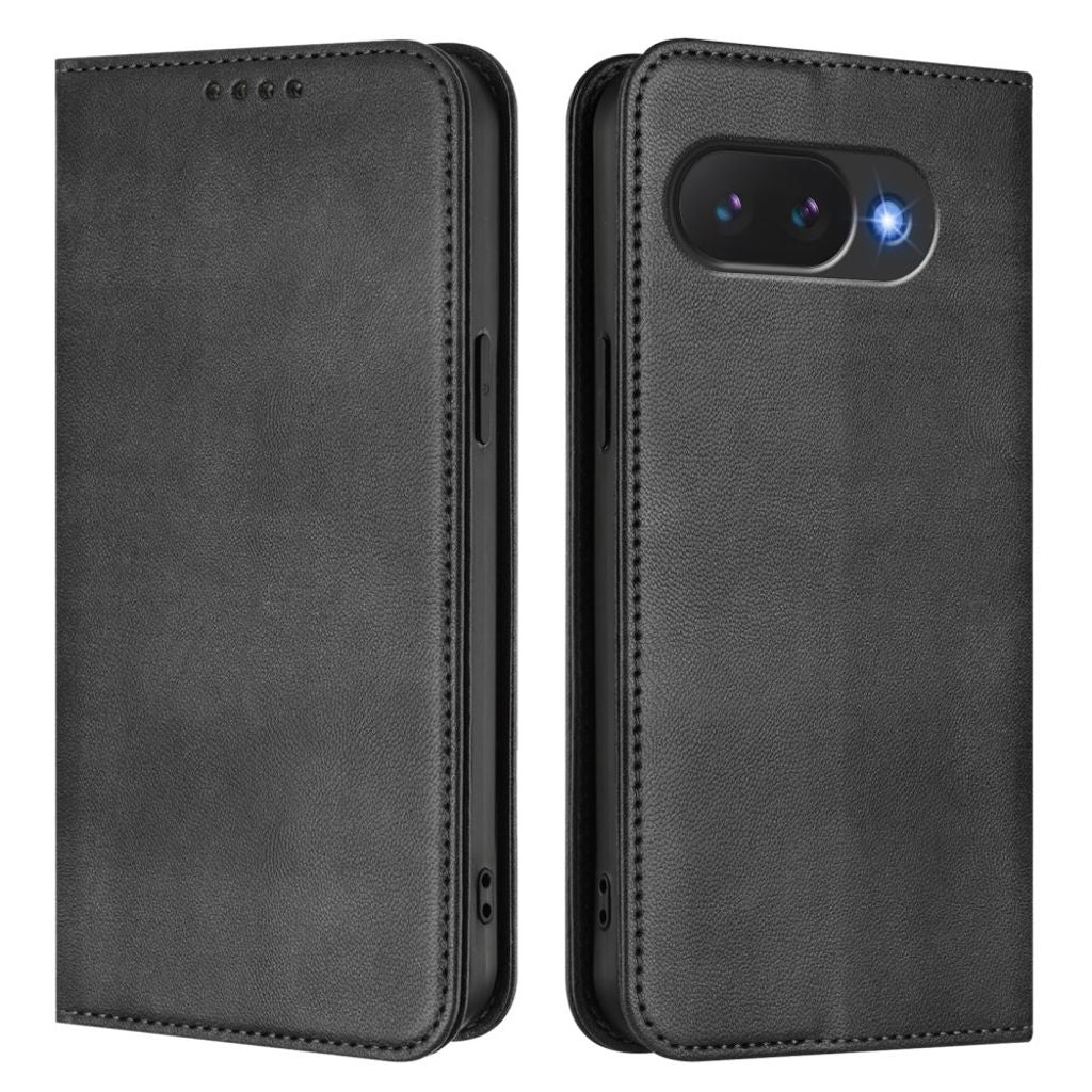 Google Pixel 10a plånboksfodral RFID Blocking PU Leather – svart