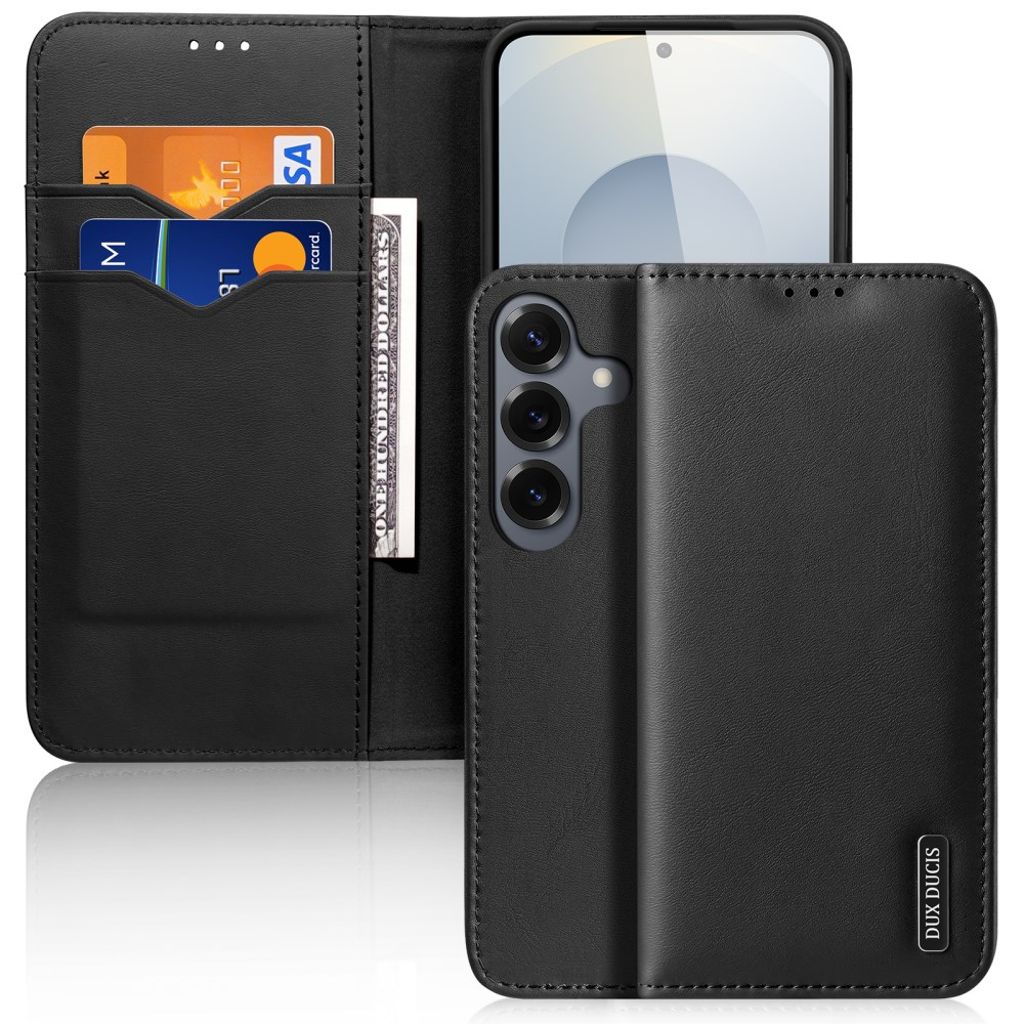 DUX DUCIS Samsung Galaxy S26 plånboksfodral RFID Blocking stativ – svart