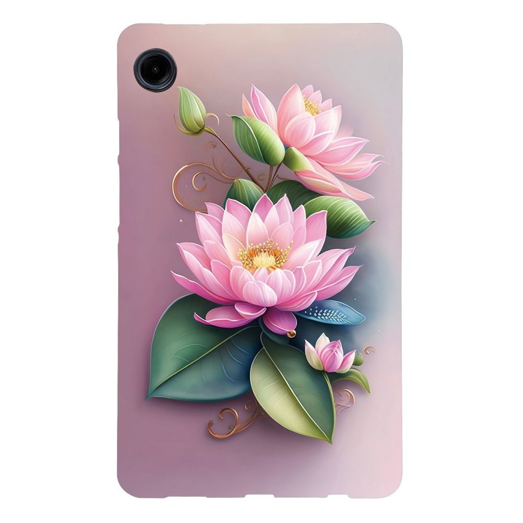 Samsung Galaxy Tab A11/A9 Case with print - Lotus