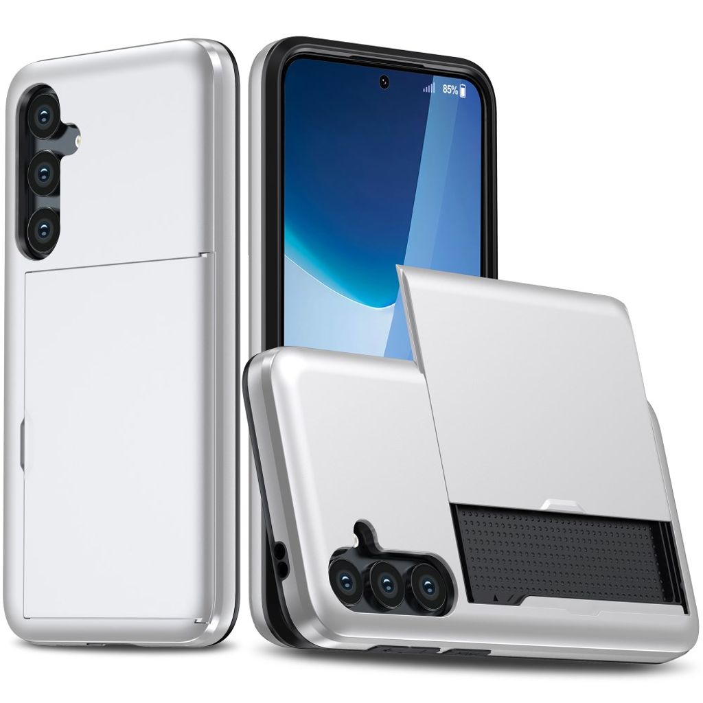 Samsung Galaxy S25 FE skal with kortfack – vit