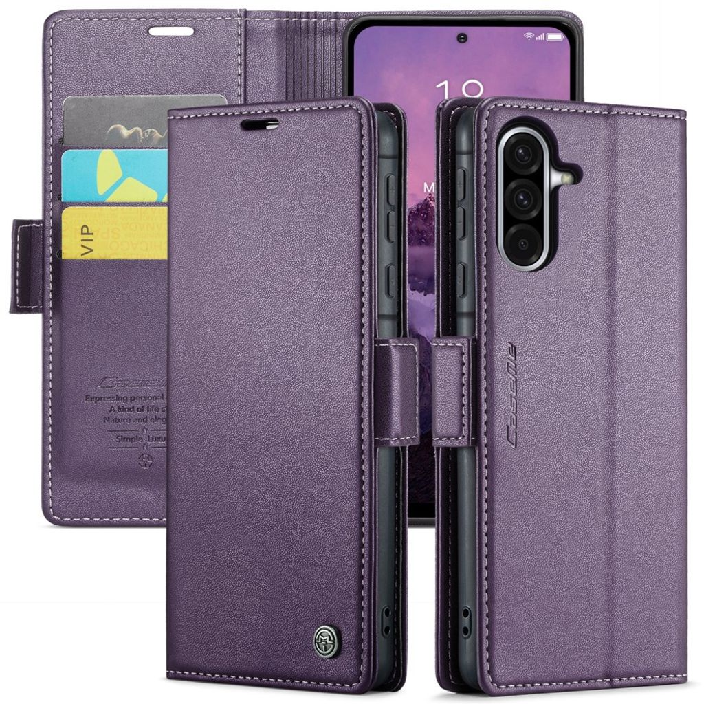 CASEME Samsung Galaxy A56 5G fodral with RFID Blocking – lila