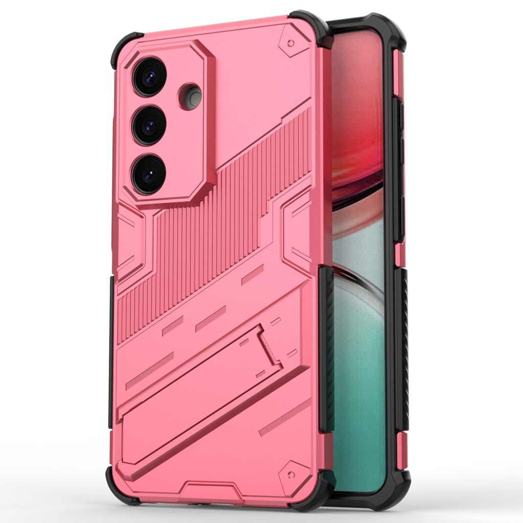 Samsung Galaxy S26 skal with stativ – rosa
